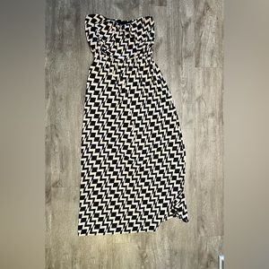 Strapless maxi dress